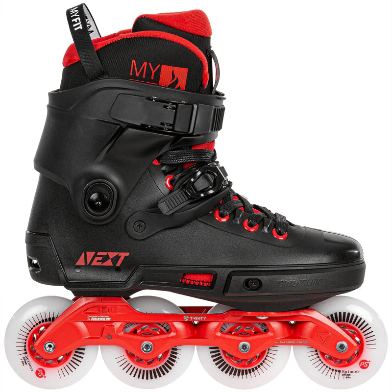 Powerslide Skates Next Black Red 80