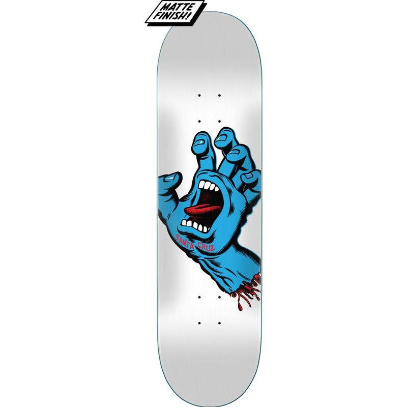Santa Cruz Skateboard Deck Screaming Hand white 8.25''