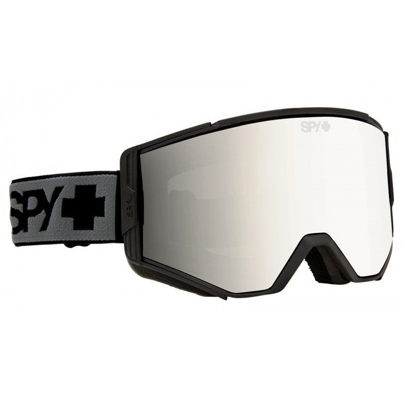 Spy Snow Goggles ACE (w/ Bonus Lens) Black - Black-Bronze w/Silver Mirror + Persimmon