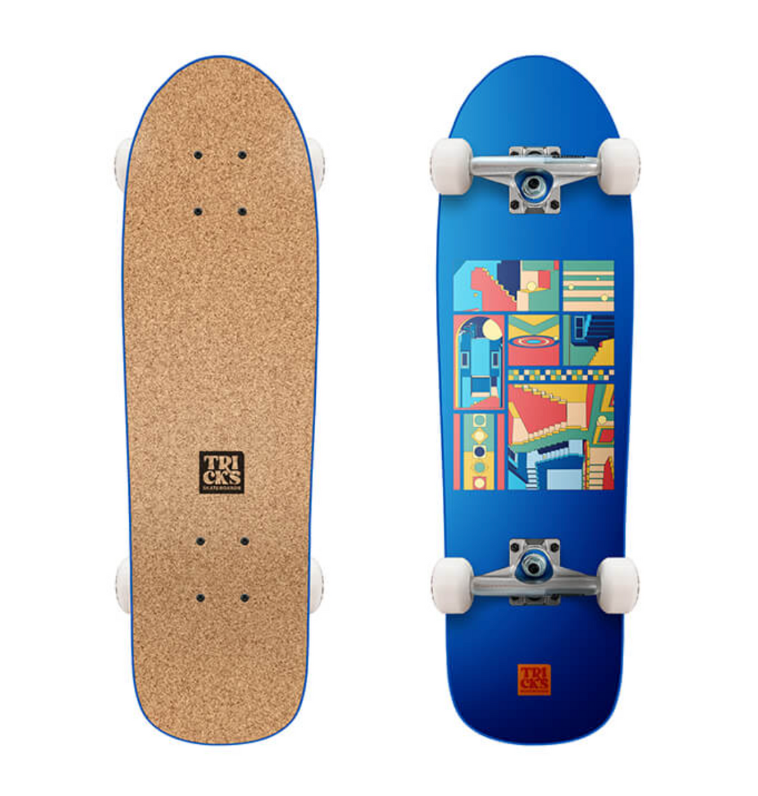 Tricks Moodboard 7.6"x26.35" MIDI Tricks Cruiser