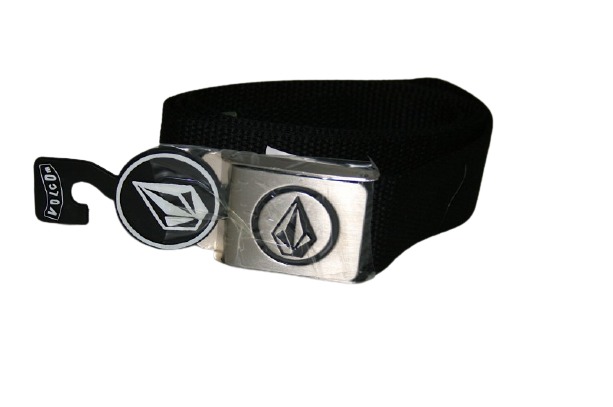Volcom Web Belt Circle Stone Black