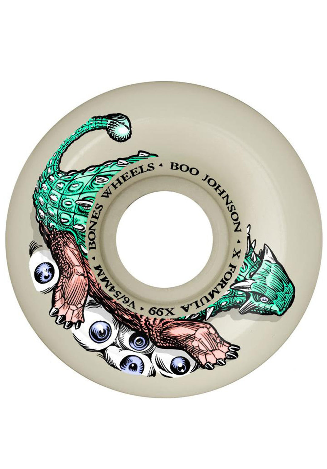 Bones Wheels X-Formula 56mm 99A Boo Johnson Dino-Sortas V6 Widecut
