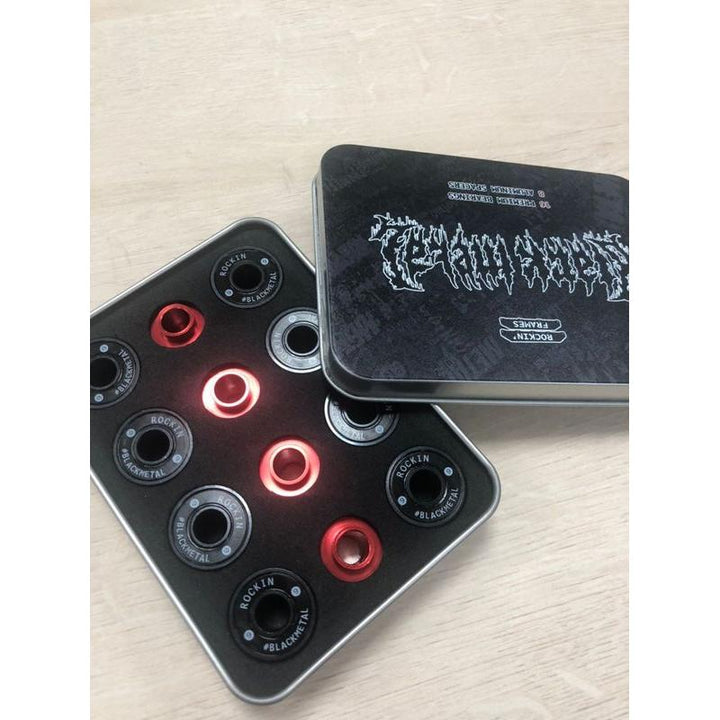 Rockin' Frames Bearings Black Metal 20-pack