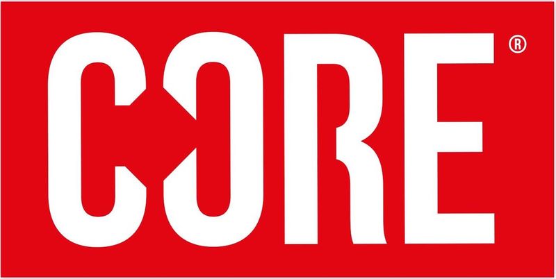 Core Scooter Sticker Stamp red