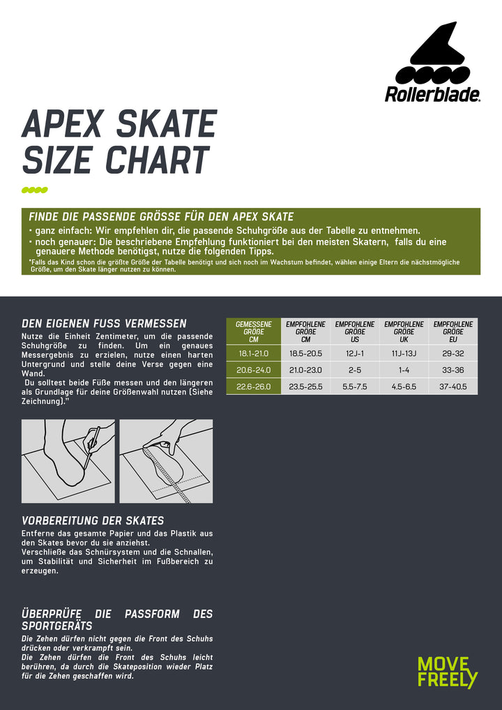 Rollerblade Urban Freeskate Apex Charcoal/Yellow