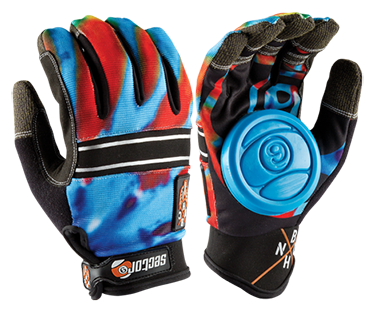 Sector 9 BHNC Slide Gloves - Acid Blue