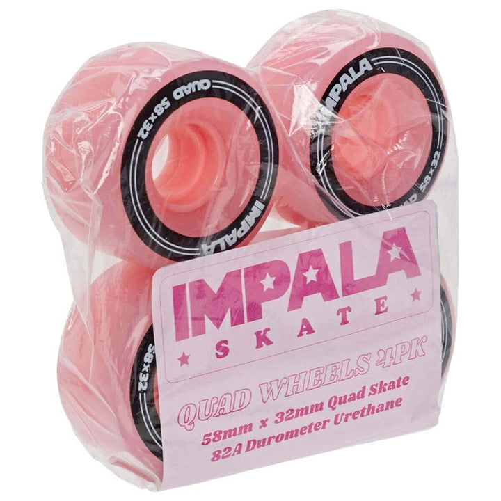 Impala Quad Wheels Pink 58mm