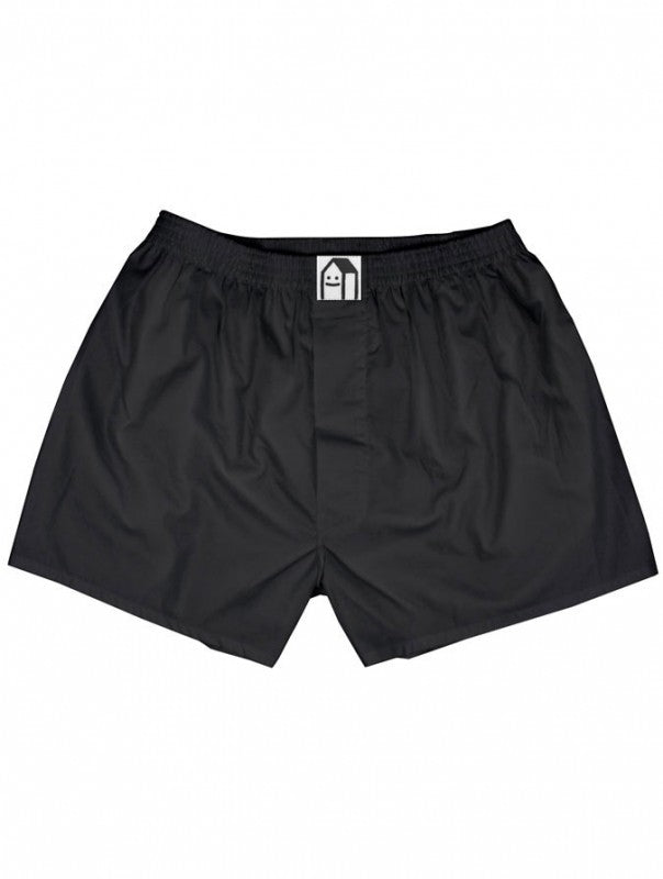 Lousy Livin Boxershorts - Plain - Schwarz