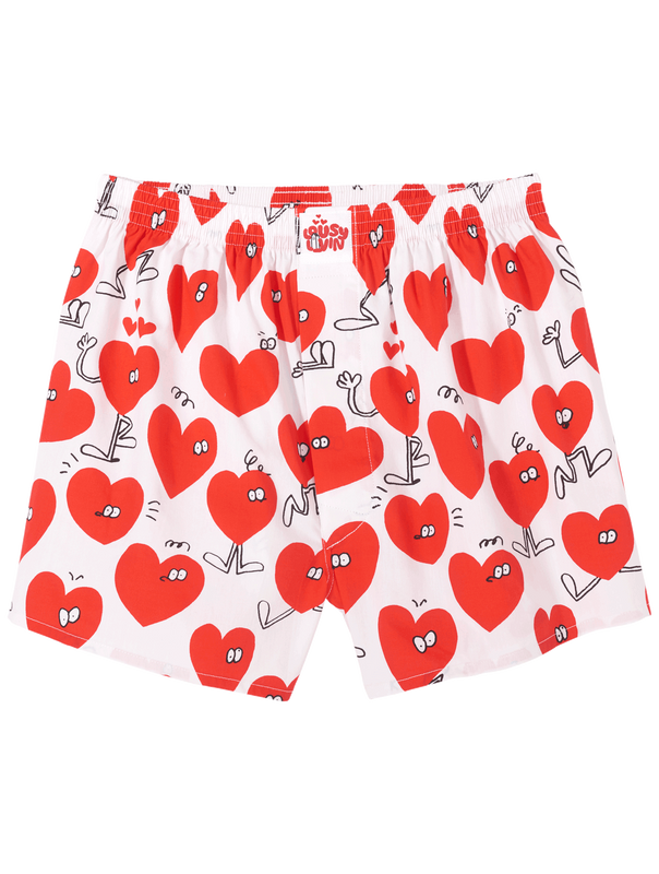 Lousy Livin Boxershorts Valentines white