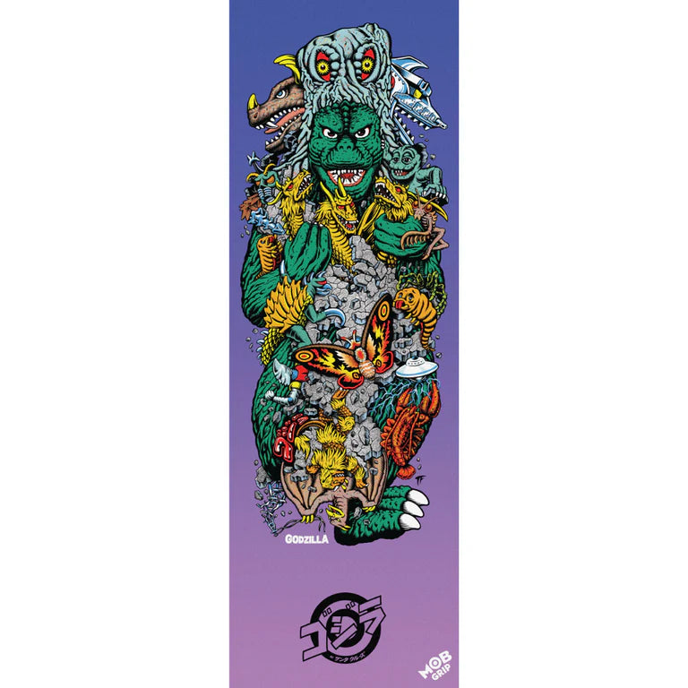 Mob Grip Godzilla Kaiju Roskopp 11" Griptape Limited Edition
