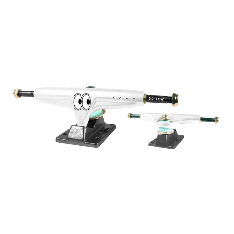 Iron Skateboard Truck Low White 5.0''