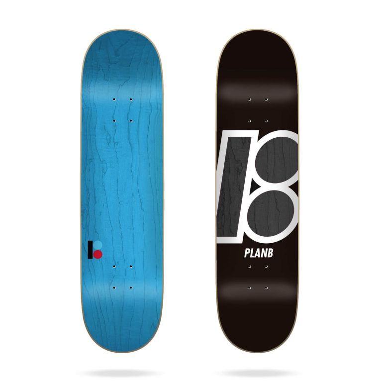 Plan B Skateboard Deck Team Stain 8.0''
