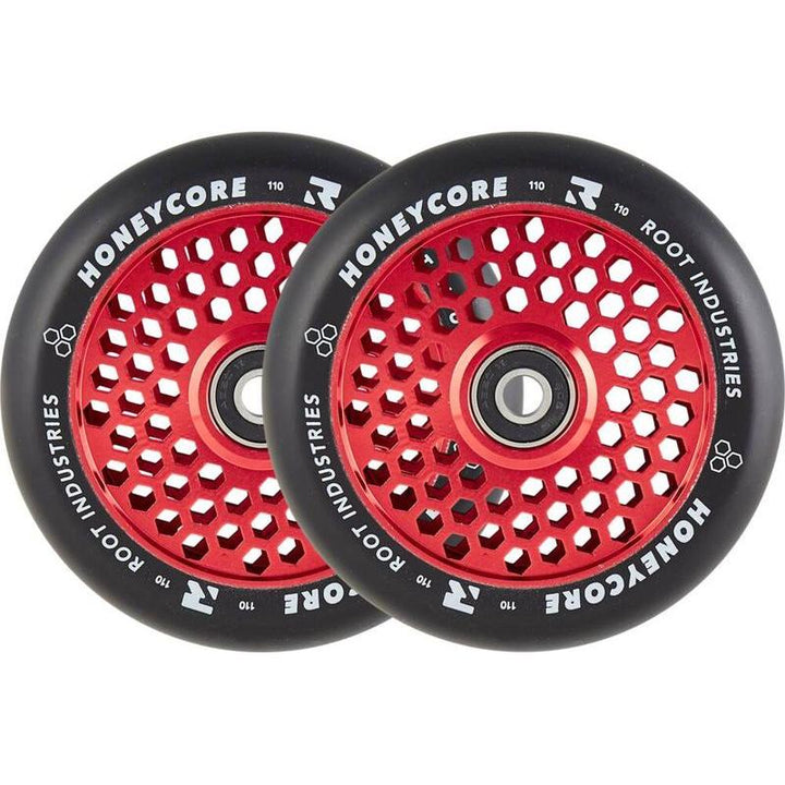 Root Industries Honeycore Wheels 110mm black/red