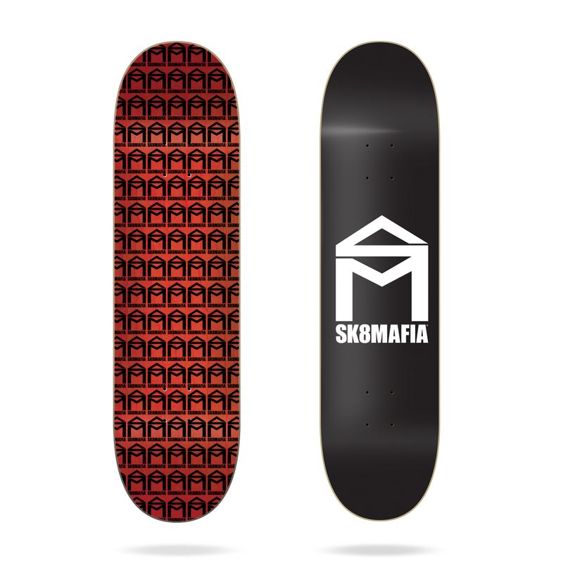 Sk8Mafia Skateboard Deck House Logo black 8.0''