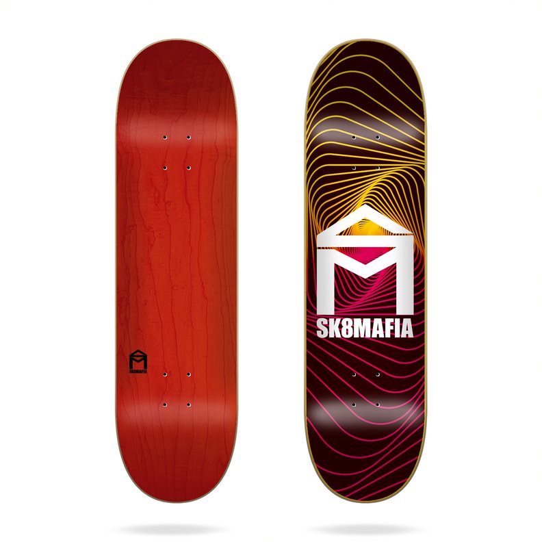Sk8Mafia Skateboard Deck Psychedelic 8.25''