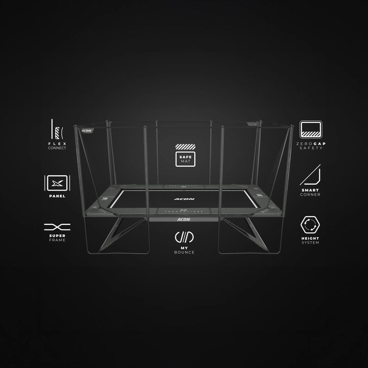 Acon X 17 Trampoline mit Netz