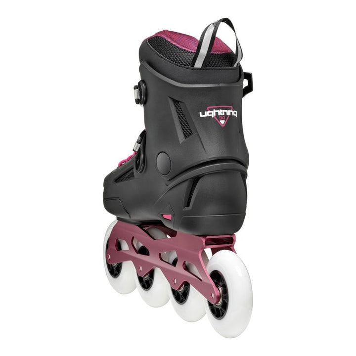 Rollerblade Skate Lightning 90 W black/sangria