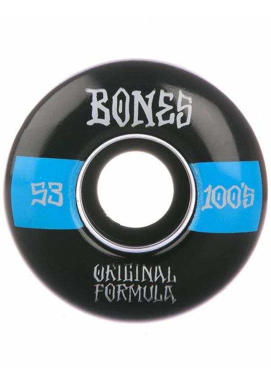 Bones Wheels 100's OG #19 V4 100A Wide black/blue