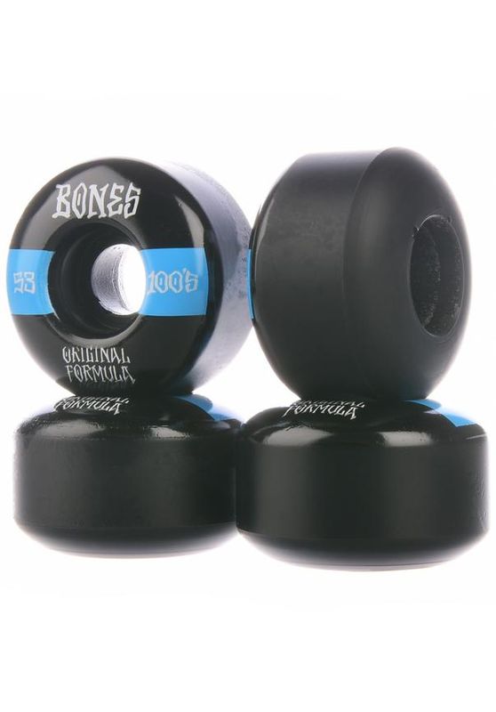 Bones Wheels 100's OG #19 V4 100A Wide black/blue