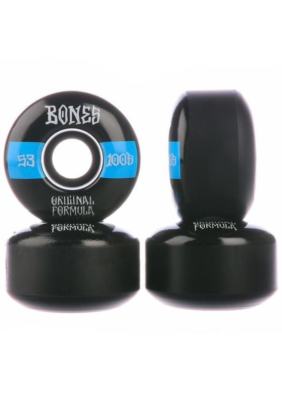 Bones Wheels 100's OG #19 V4 100A Wide black/blue