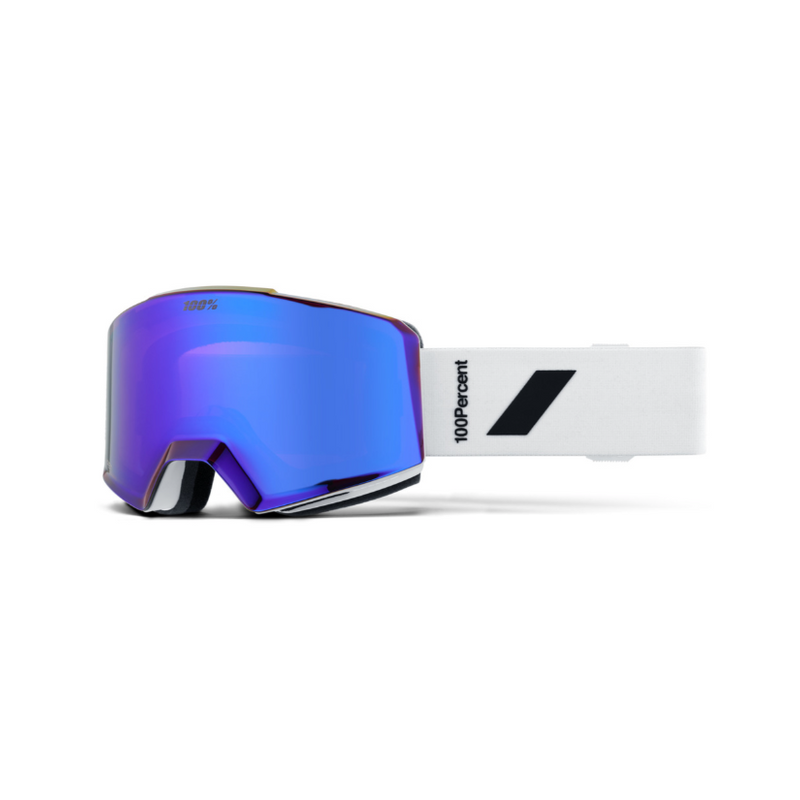 100% Snow Goggle NORG HiPER Essential White / Violet ML Mirror – Snowboard Goggles, Ansicht 1