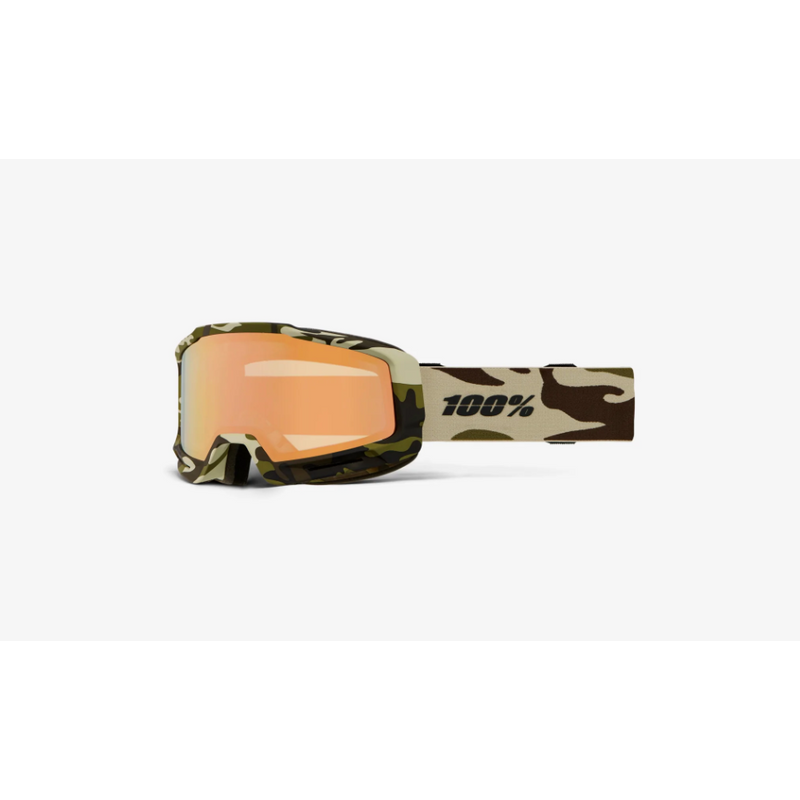 100% Snow Goggle Okan HiPER Camo / Copper ML Mirror – Snowboard Goggles, Ansicht 1