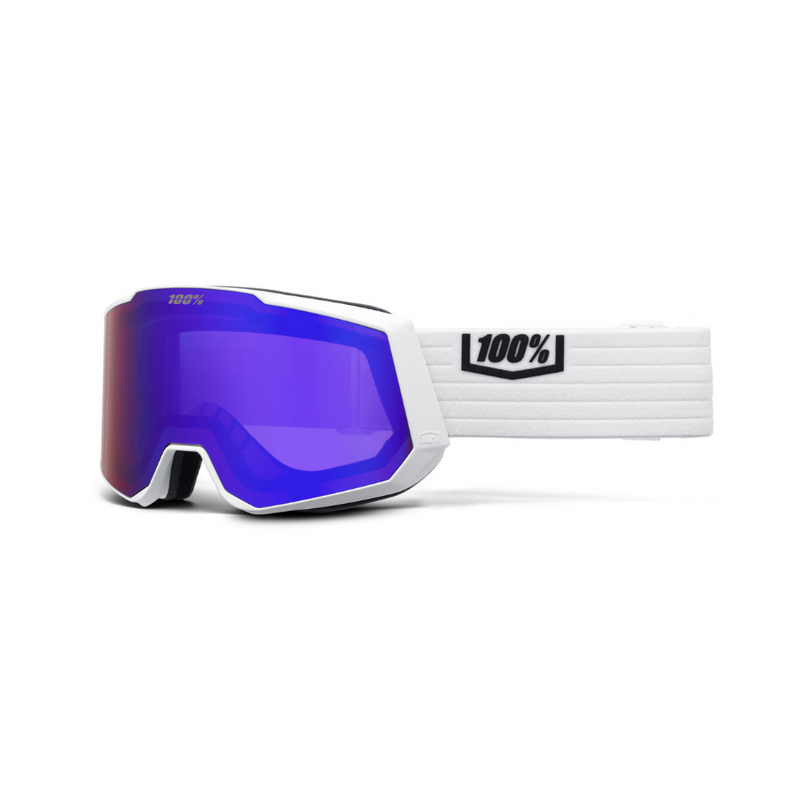 100% Snow Goggle Snowcraft XL HiPER Essential White / Violet ML Mirror – Snowboard Goggles, Ansicht 1