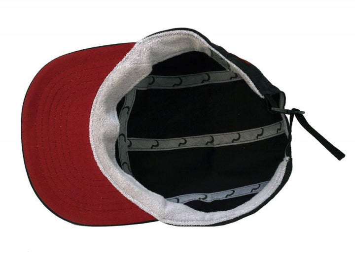 GC 5-Panel Cap Black / Burgundy