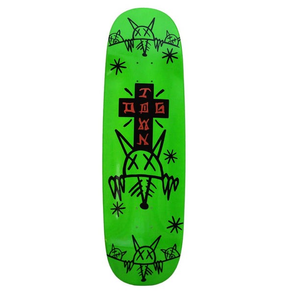 Dogtown Old School Skateboard Deck Rat Face 2 Square Egg 9.383"