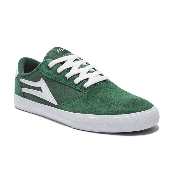 Lakai shoes Pico green/white suede