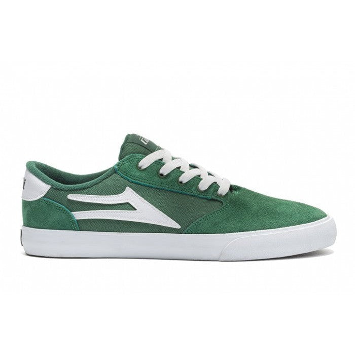 Lakai shoes Pico green/white suede