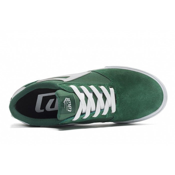 Lakai shoes Pico green/white suede