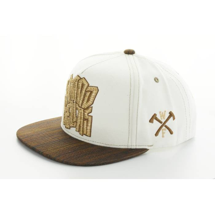 Wood Fellas Cap Snapback Logo white