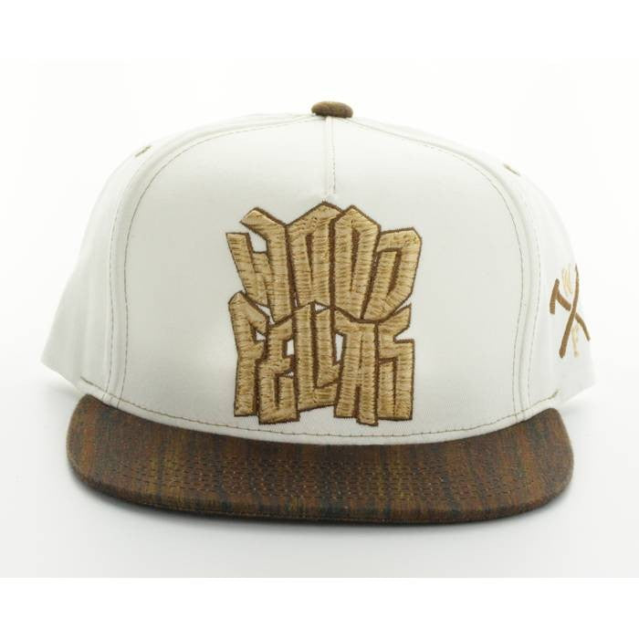 Wood Fellas Cap Snapback Logo white