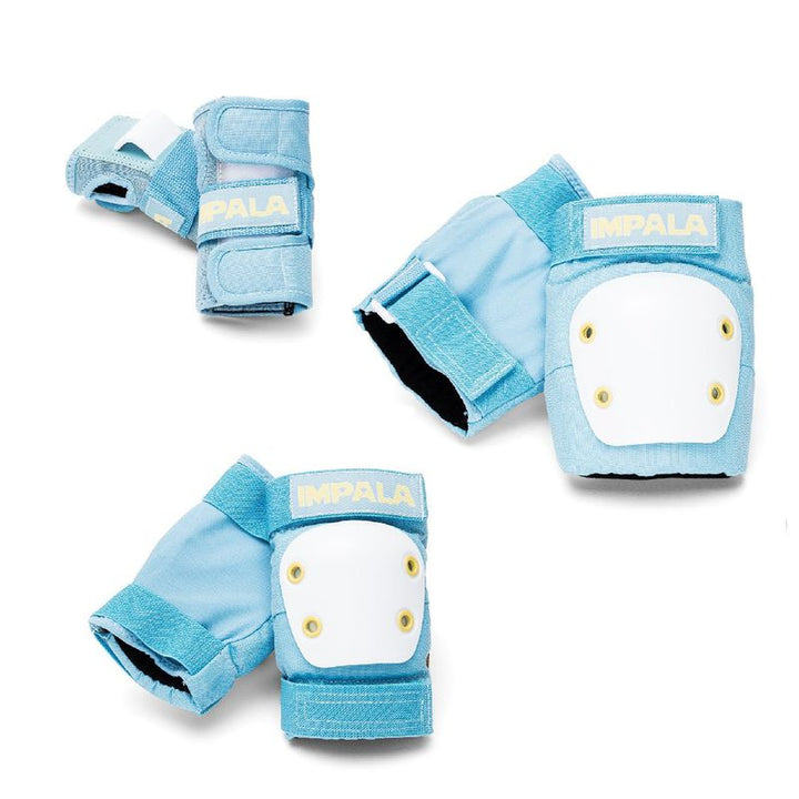 Impala Kids Protection Set Sky Blue/Yellow