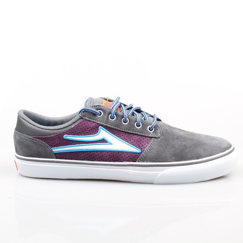 Lakai shoes Brea grey purple suede