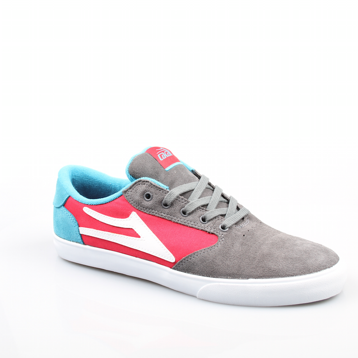 Lakai shoes Pico Color: grey / red suede