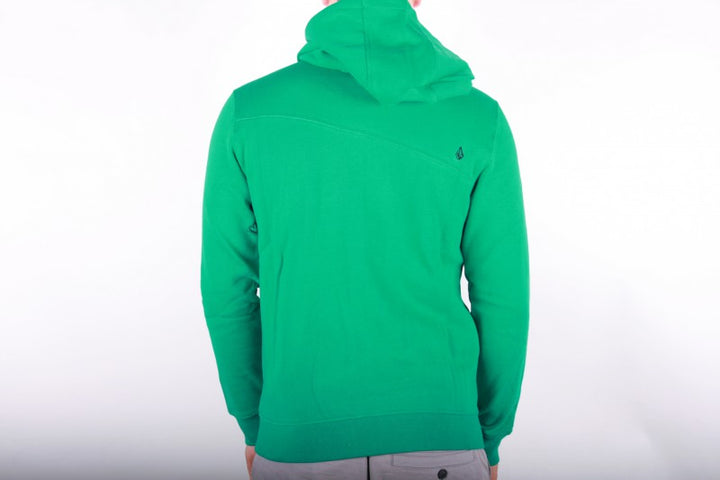 Volcom The Stone Basic Fleece Zip Hoodie Green Kids