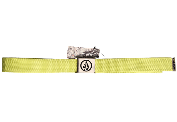 Volcom Web Belt Circle Stone Lime