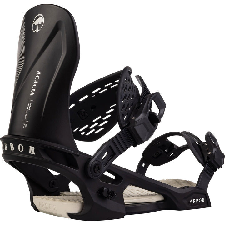 ARBOR Acacia Snowboardbindung 2025 Black Marshmellow