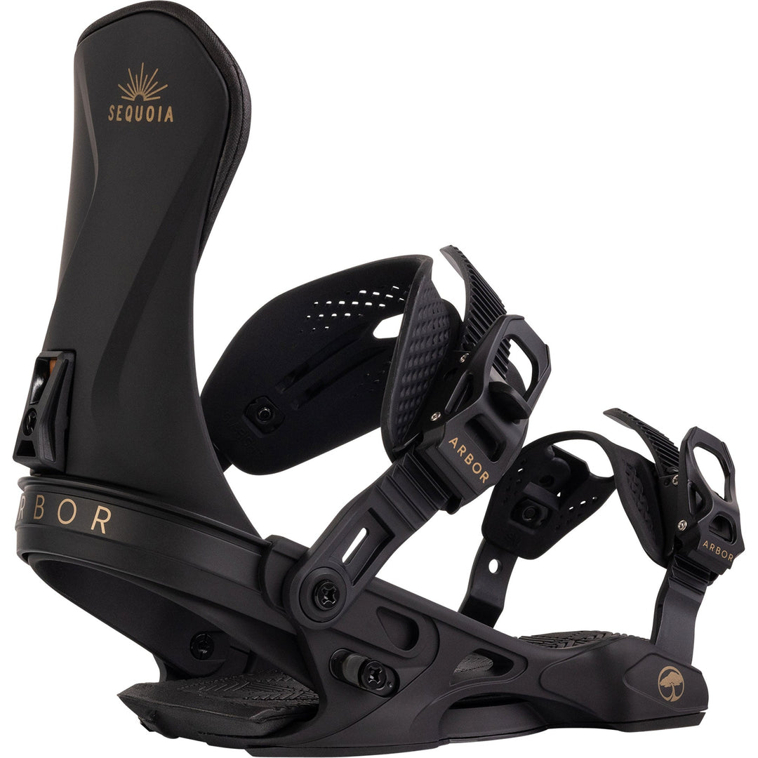 ARBOR Sequoia Snowboardbindung 2025 Black Gold