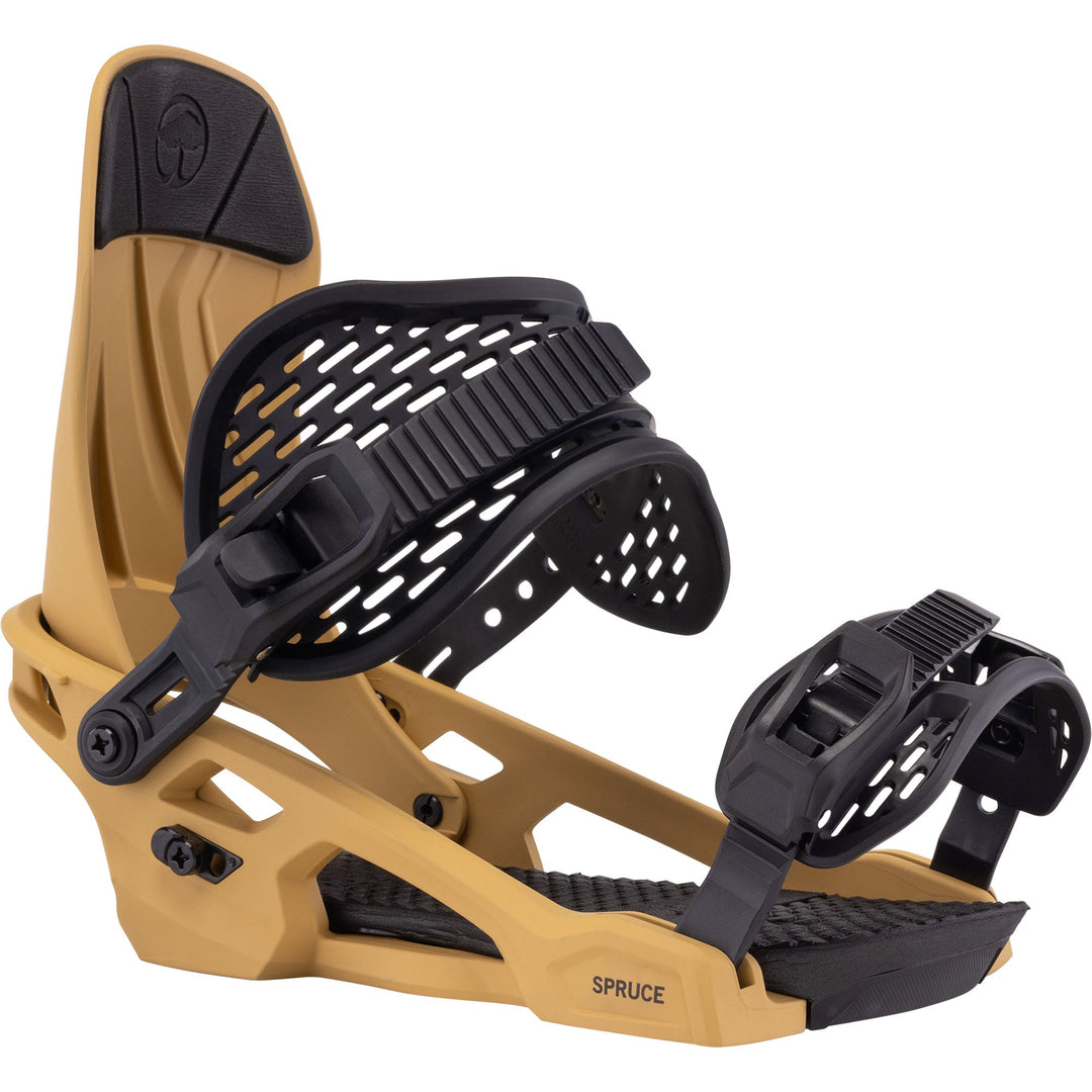 ARBOR Spruce Snowboardbindung 2025 Camel Black