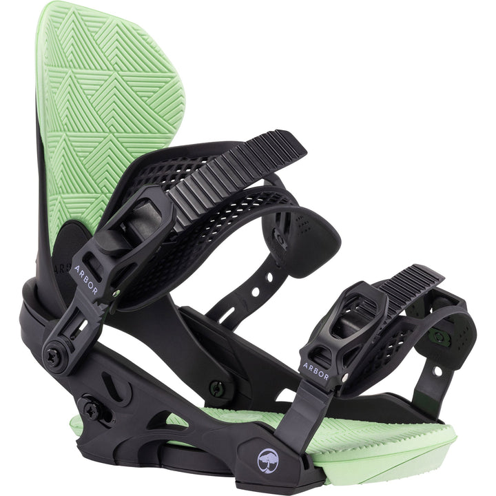 ARBOR Sequoia Snowboardbindung 2025 Black Mint