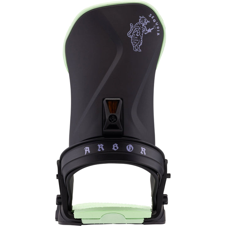 ARBOR Sequoia Snowboardbindung 2025 Black Mint