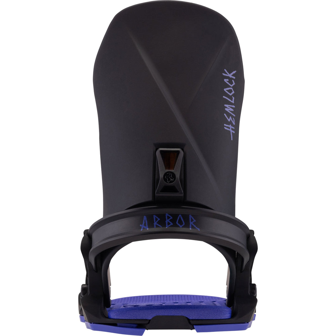 ARBOR Hemlock Snowboardbindung 2025 Black Purple