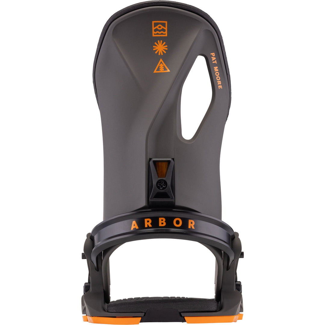 ARBOR Cypress Snowboardbindung 2025 Pat Moore Charcoal