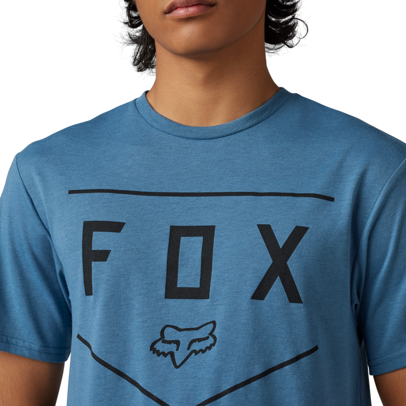 Fox Tech T-Shirt Shield slate blue