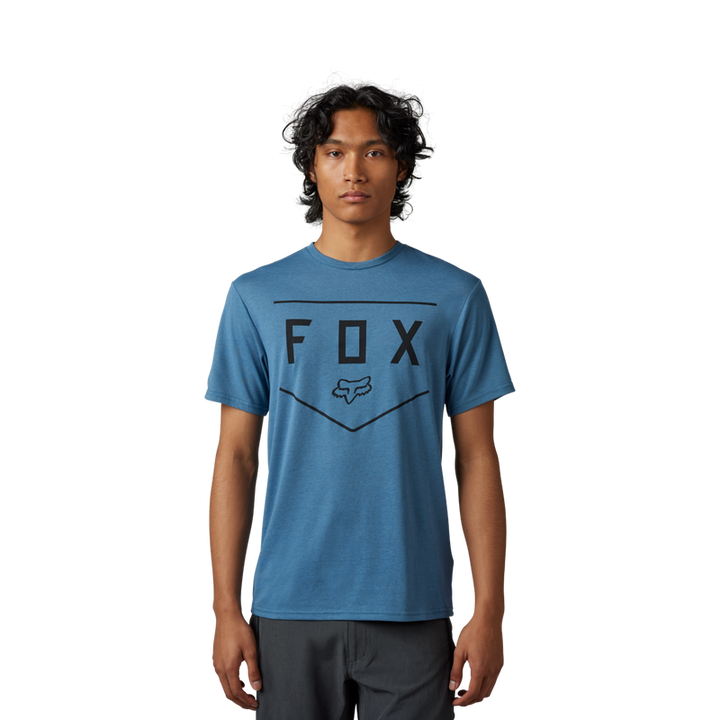 Fox Tech T-Shirt Shield slate blue