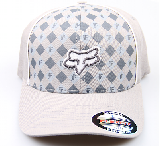 Fox Motley Flexfit Hat Grey