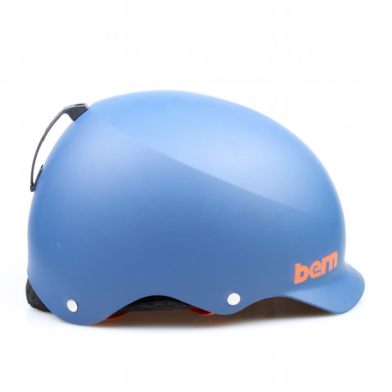 Bern Helm Baker Matte Blue (Winter Liner)